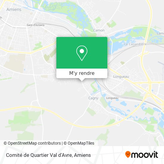 Comité de Quartier Val d'Avre plan