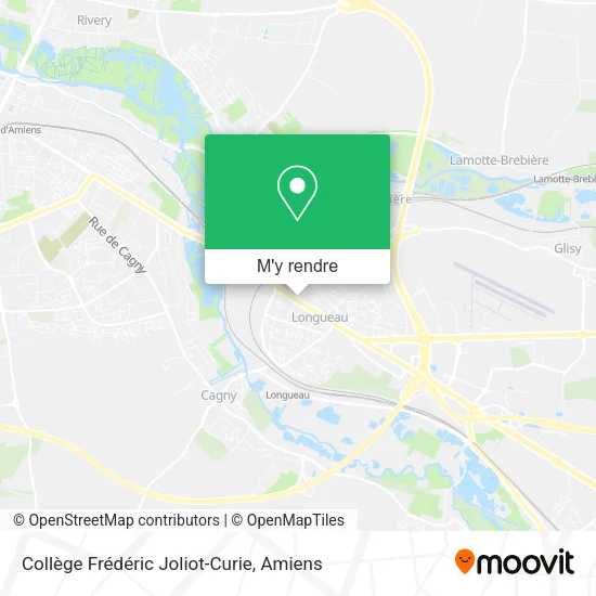 Collège Frédéric Joliot-Curie plan