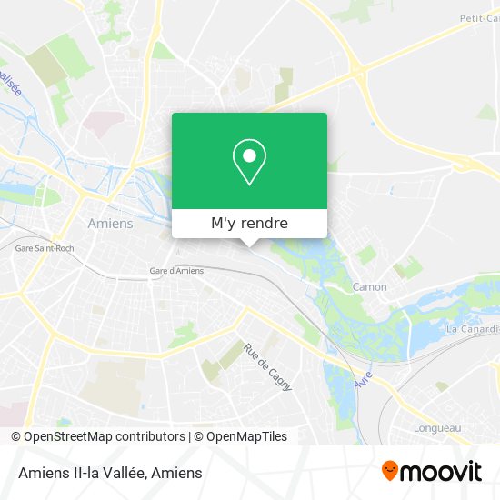 Amiens II-la Vallée plan