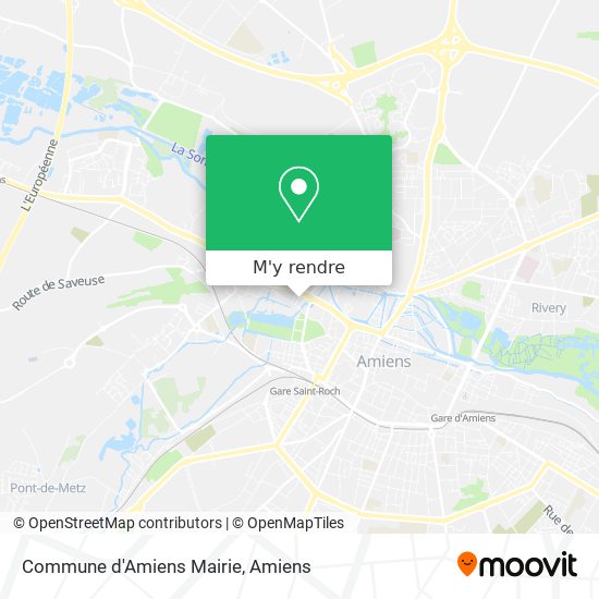 Commune d'Amiens Mairie plan