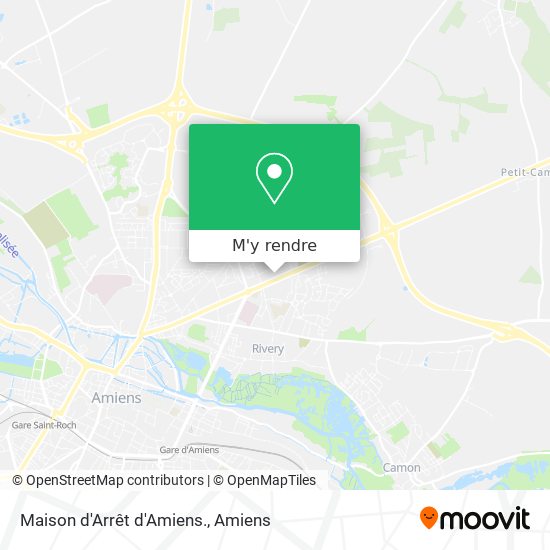 Maison d'Arrêt d'Amiens. plan