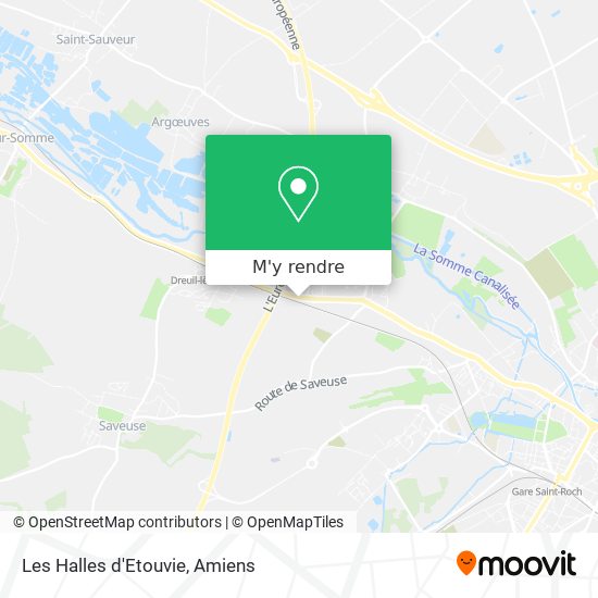 Les Halles d'Etouvie plan