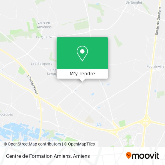Centre de Formation Amiens plan