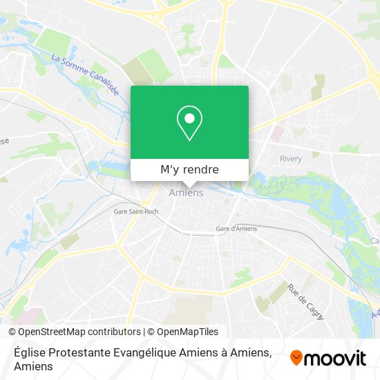 Église Protestante Evangélique Amiens à Amiens plan