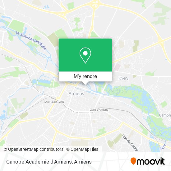 Canopé Académie d'Amiens plan