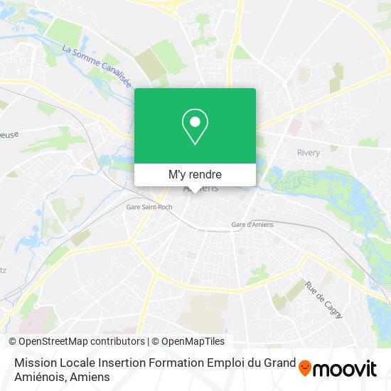 Mission Locale Insertion Formation Emploi du Grand Amiénois plan