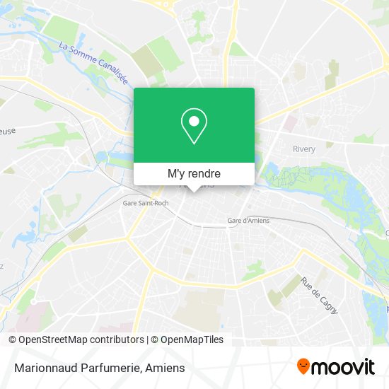 Marionnaud Parfumerie plan