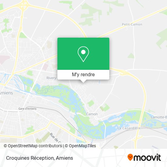 Croquines Réception plan