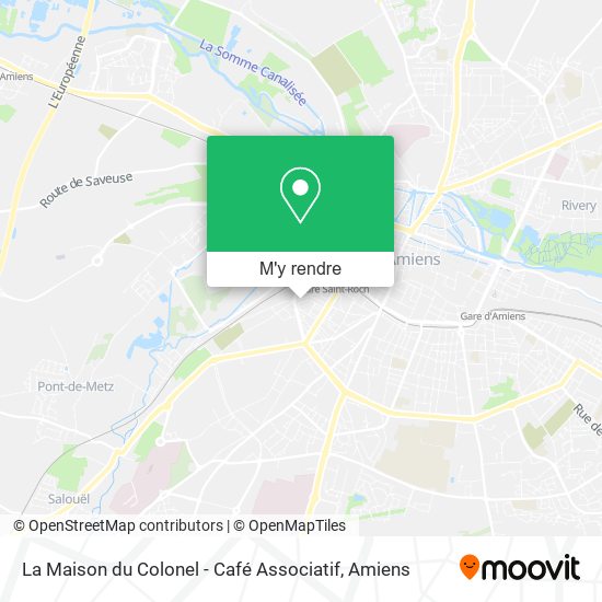 La Maison du Colonel - Café Associatif plan
