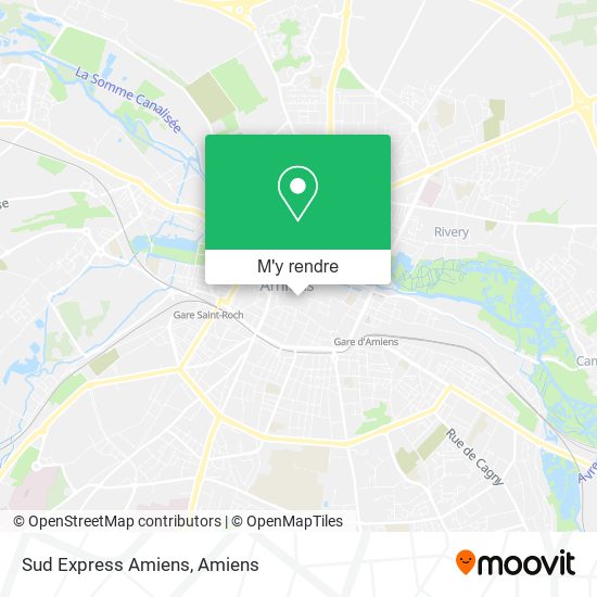 Sud Express Amiens plan