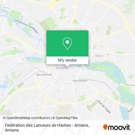 Fédération des Lanceurs de Haches - Amiens plan