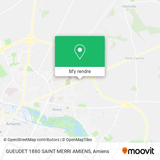 GUEUDET 1880 SAINT MERRI AMIENS plan