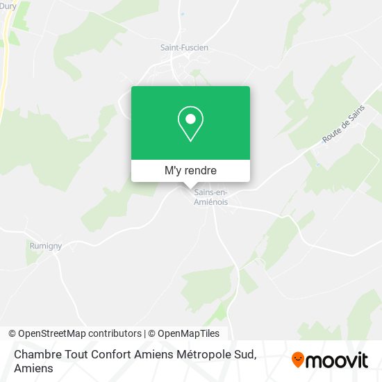 Chambre Tout Confort Amiens Métropole Sud plan