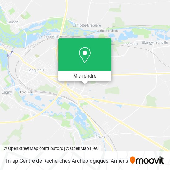 Inrap Centre de Recherches Archéologiques plan