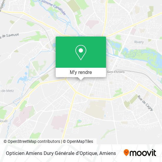 Opticien Amiens Dury Générale d'Optique plan