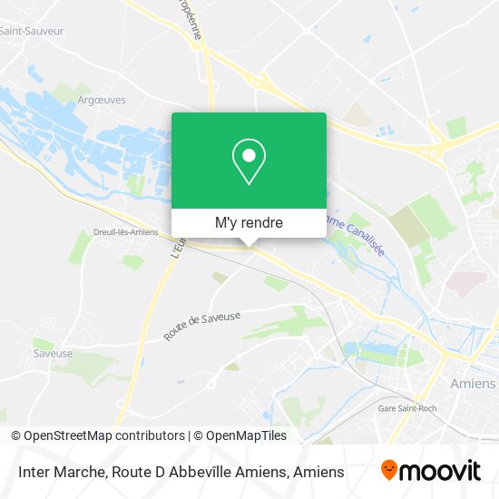 Inter Marche, Route D Abbevîlle Amiens plan