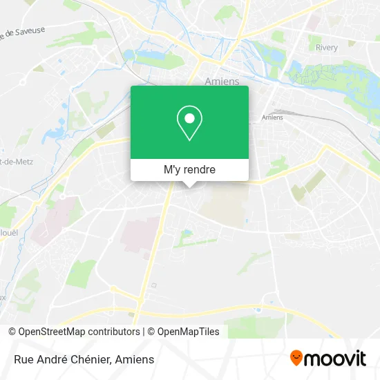 Rue André Chénier plan