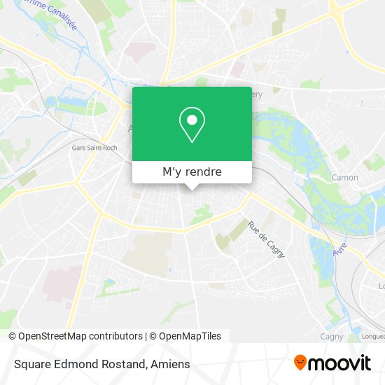 Square Edmond Rostand plan