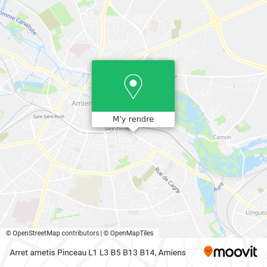 Arret ametis Pinceau L1 L3 B5 B13 B14 plan