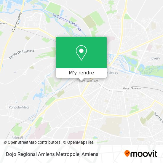Dojo Regional Amiens Metropole plan