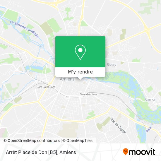 Arrêt Place de Don [B5] plan