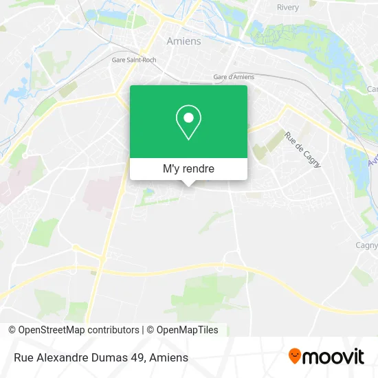 Rue Alexandre Dumas 49 plan