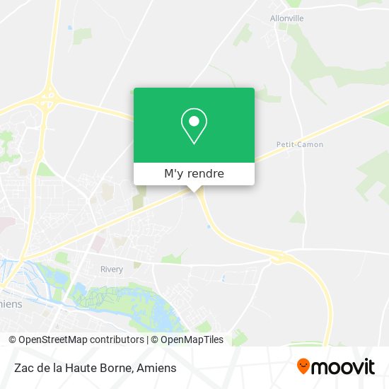Zac de la Haute Borne plan
