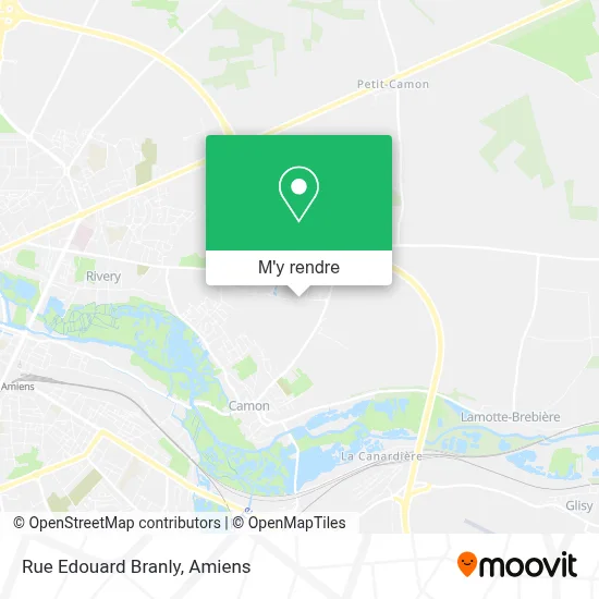 Rue Edouard Branly plan