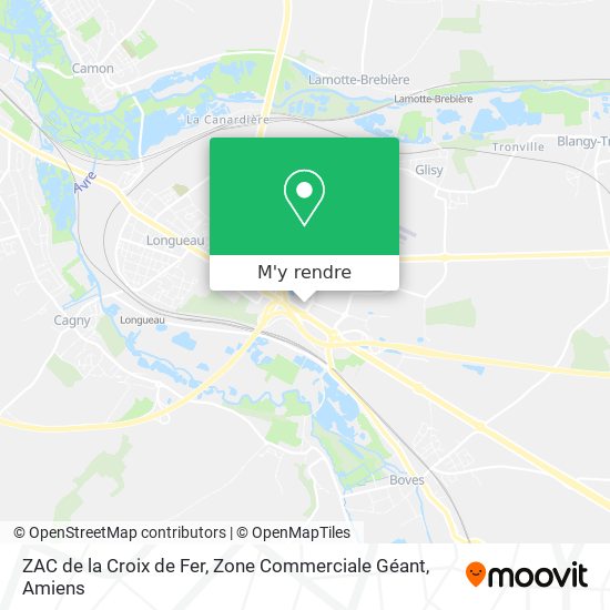 ZAC de la Croix de Fer, Zone Commerciale Géant plan