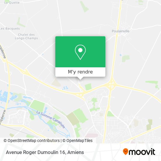 Avenue Roger Dumoulin 16 plan