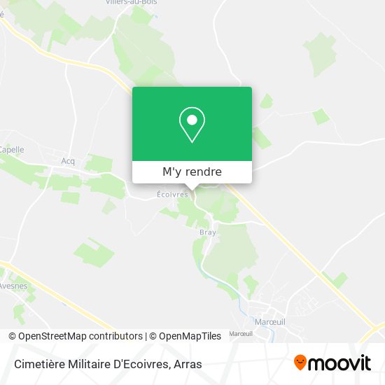 Cimetière Militaire D'Ecoivres plan