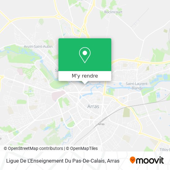 Ligue De L'Enseignement Du Pas-De-Calais plan