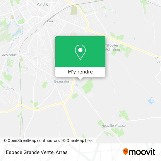Espace Grande Vente plan
