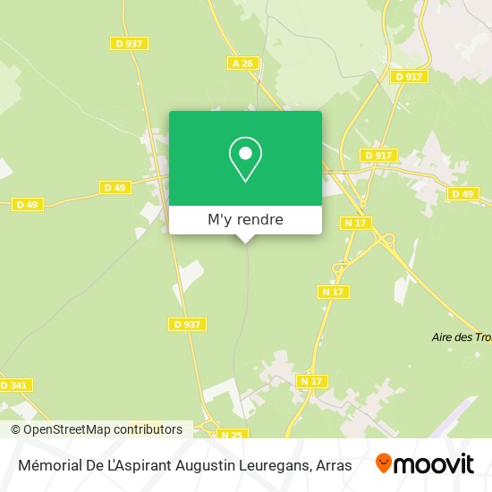 Mémorial De L'Aspirant Augustin Leuregans plan