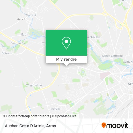Auchan Cœur D'Artois plan