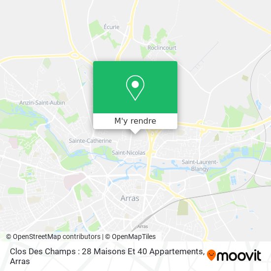 Clos Des Champs : 28 Maisons Et 40 Appartements plan