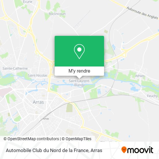 Automobile Club du Nord de la France plan