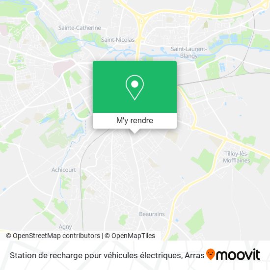Station de recharge pour véhicules électriques plan