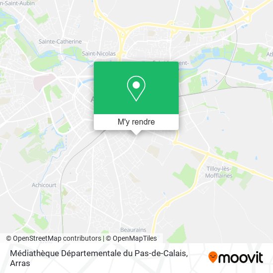 Médiathèque Départementale du Pas-de-Calais plan
