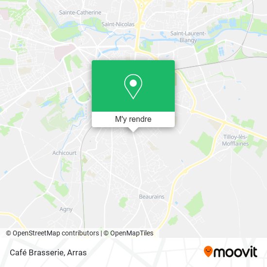 Café Brasserie plan