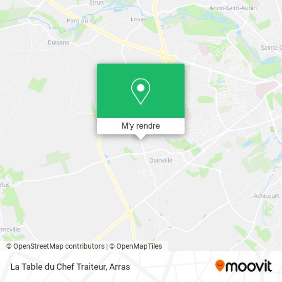 La Table du Chef Traiteur plan