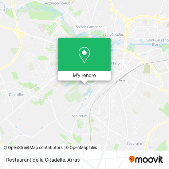 Restaurant de la Citadelle plan