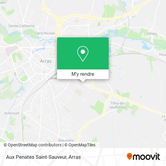 Aux Penates Saint-Sauveur plan