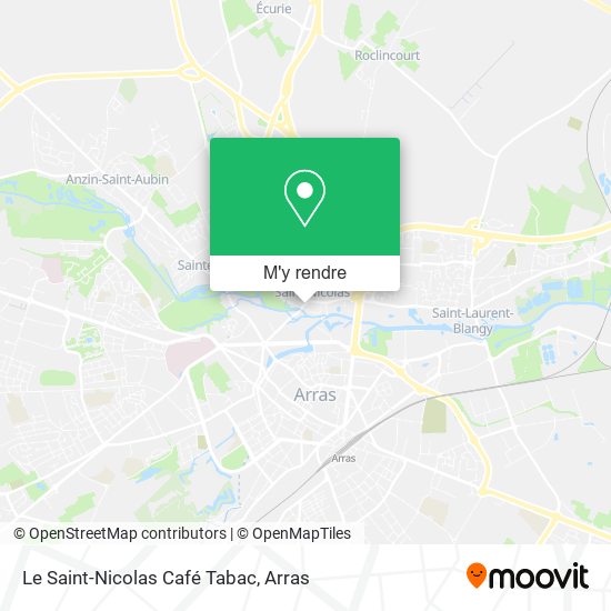 Le Saint-Nicolas Café Tabac plan