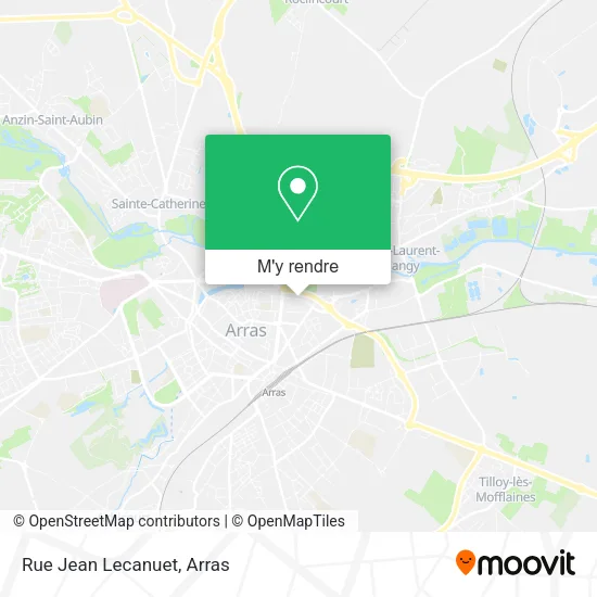 Rue Jean Lecanuet plan