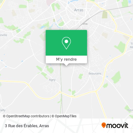 3 Rue des Érables plan
