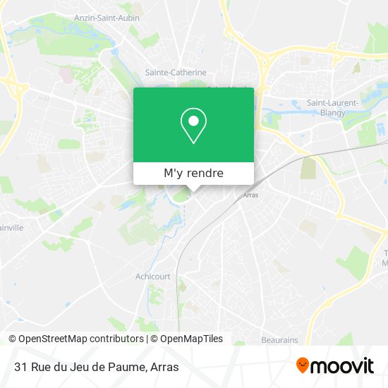 31 Rue du Jeu de Paume plan