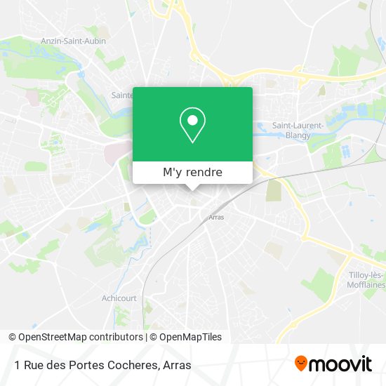 1 Rue des Portes Cocheres plan