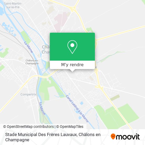 Stade Municipal Des Frères Lauvaux plan