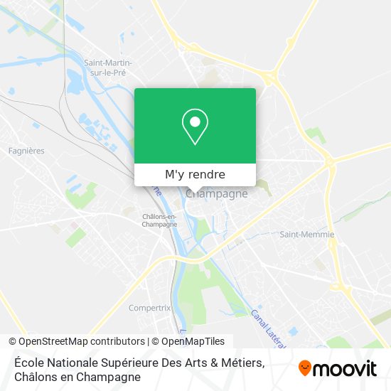 École Nationale Supérieure Des Arts & Métiers plan